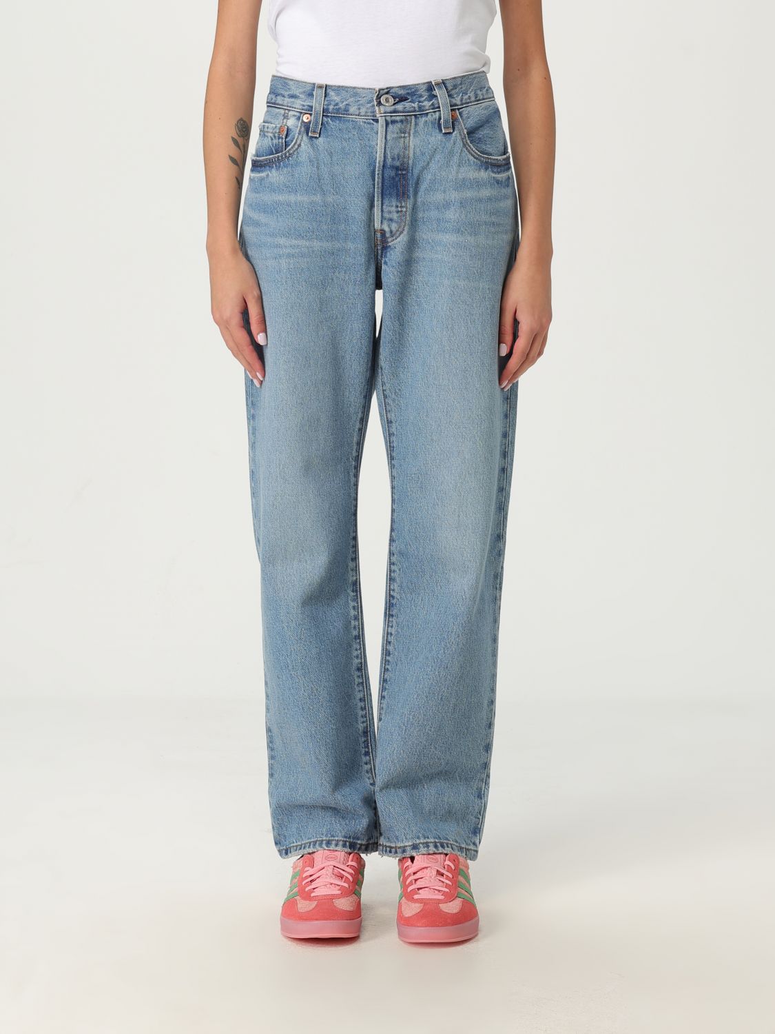 Levi's Jeans  Woman Color Denim In Blue