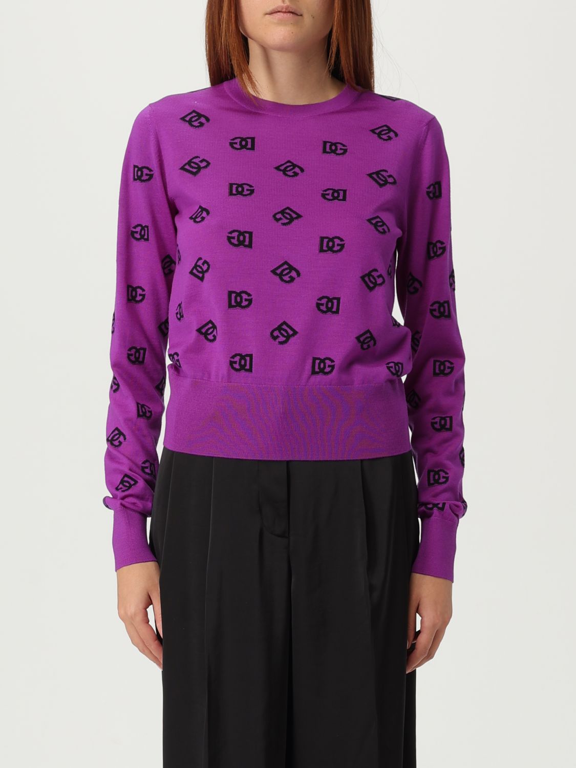Sweater DOLCE & GABBANA Woman color Violet