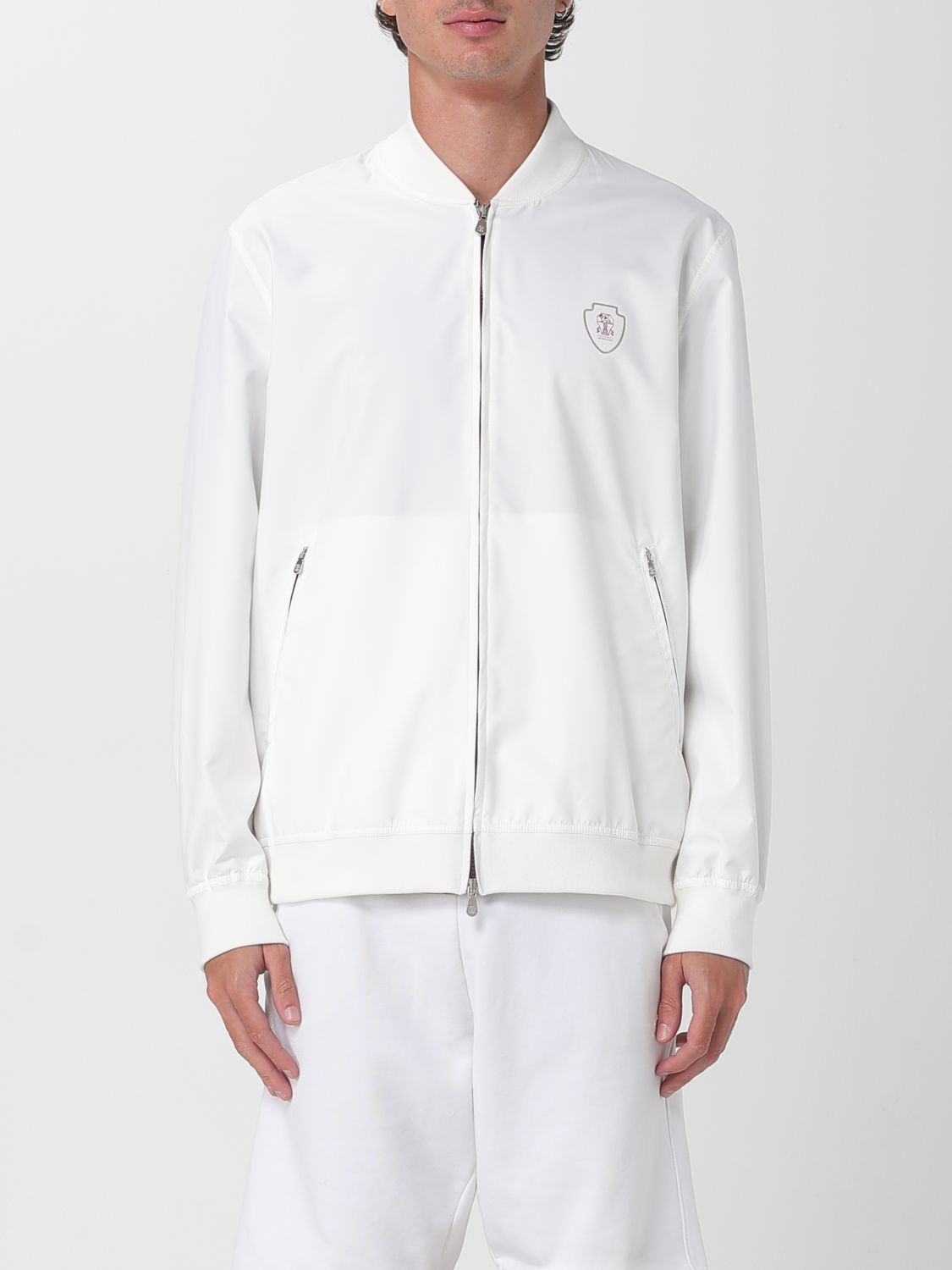 Brunello Cucinelli Sweatshirt Men Color White In White