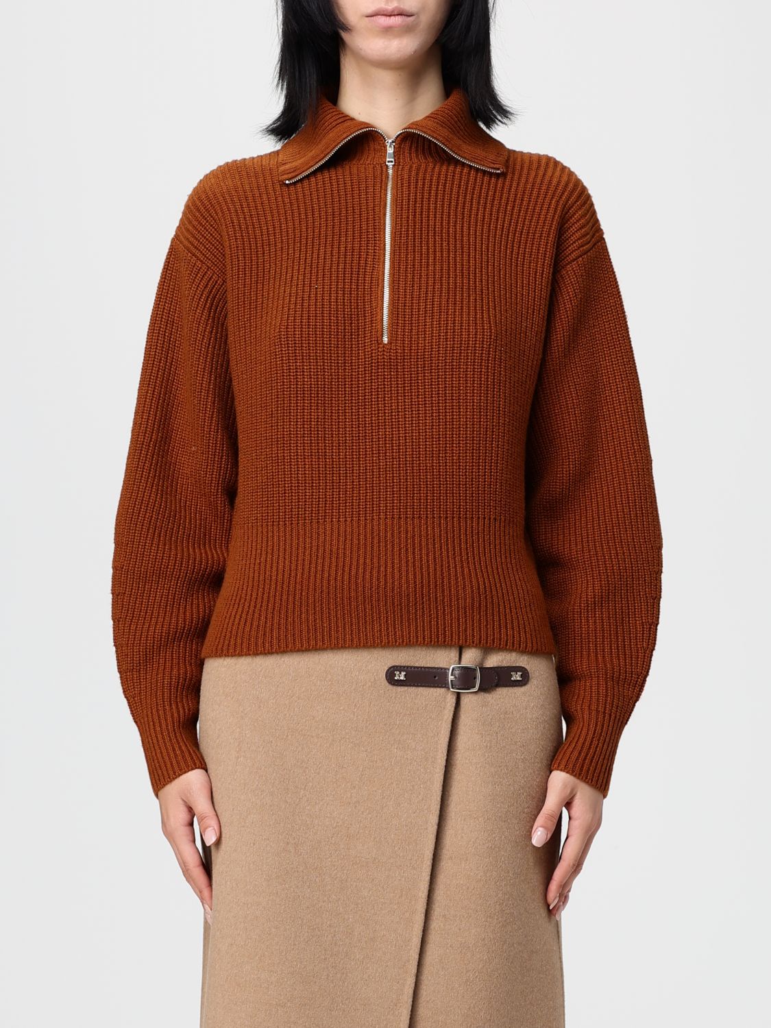 Max Mara Sweaters Brandy In Brown