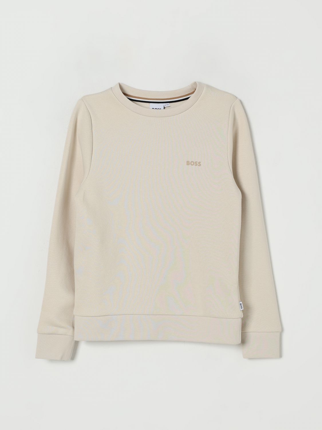 Hugo Boss Sweater Boss Kids Color Sand In White