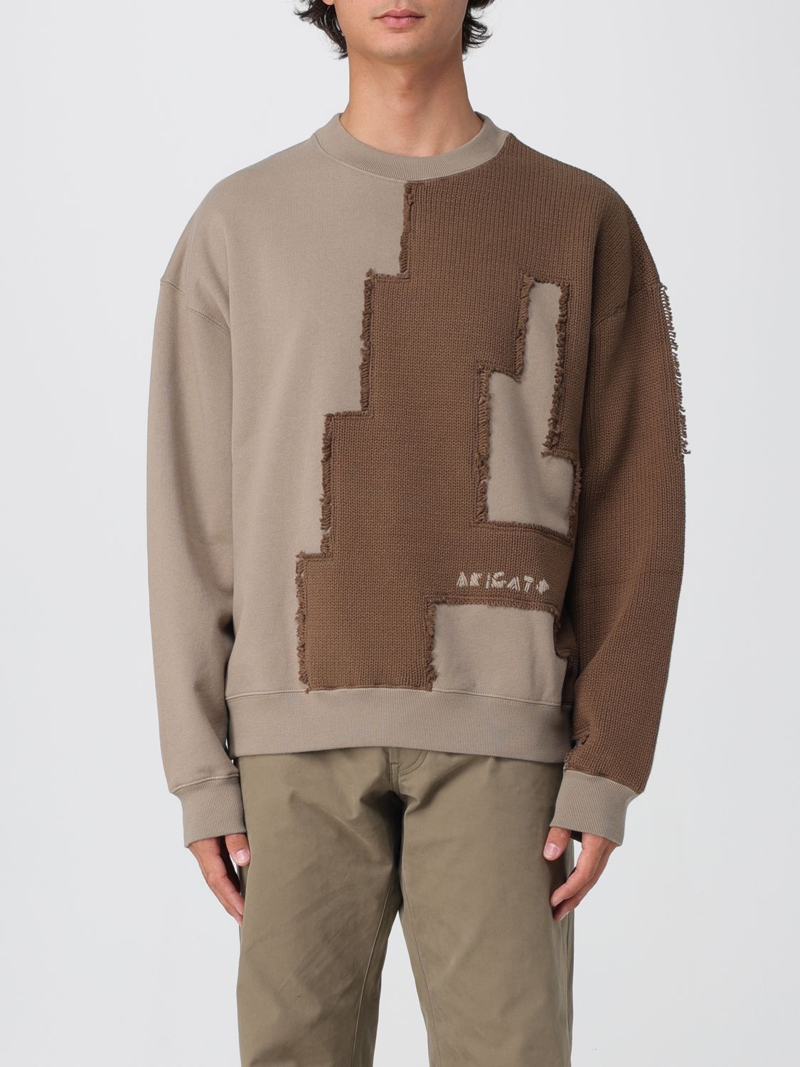Axel Arigato Sweatshirt Men Color Brown In Brown