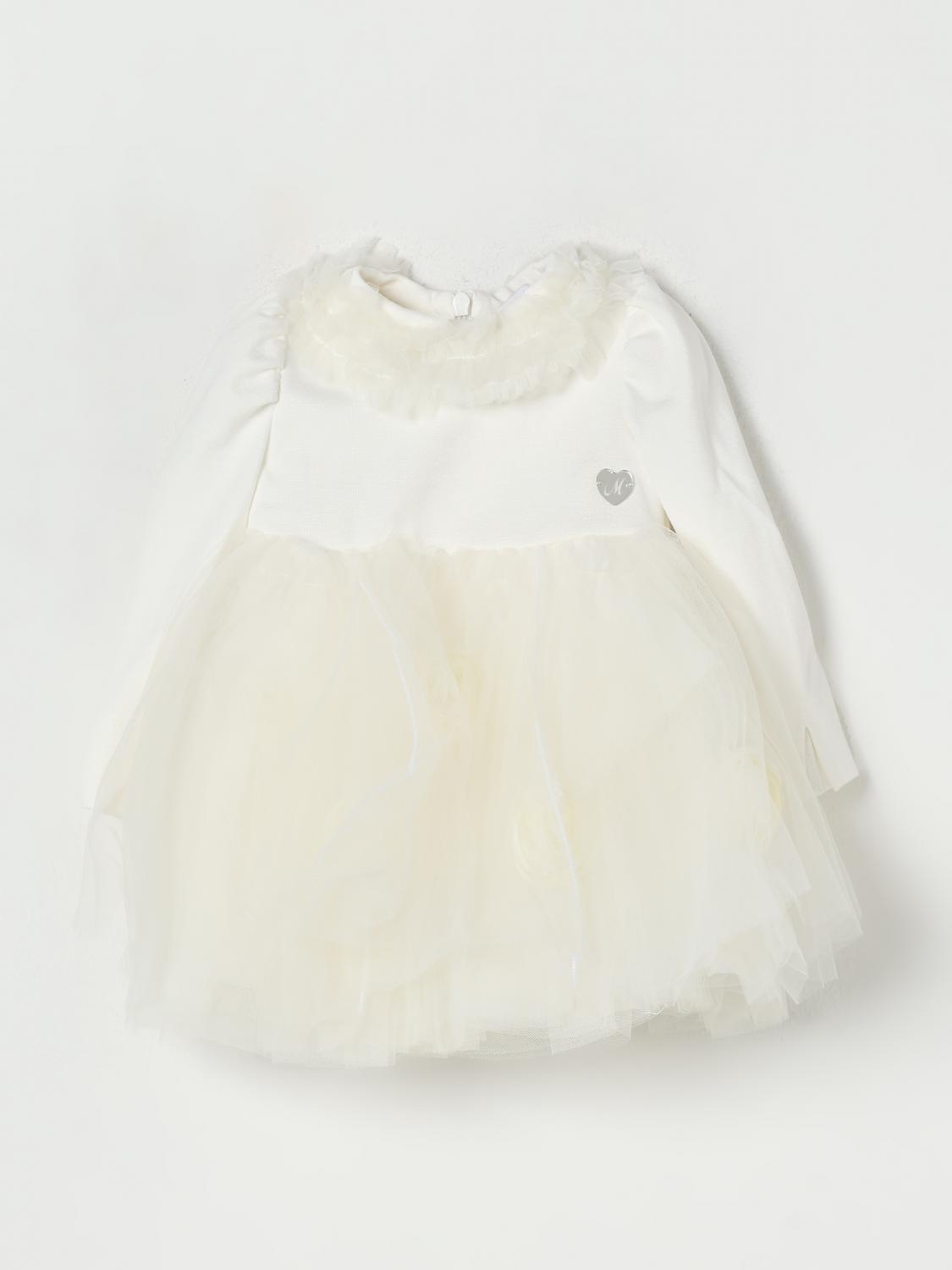 Monnalisa Romper Kids Color Yellow Cream In White