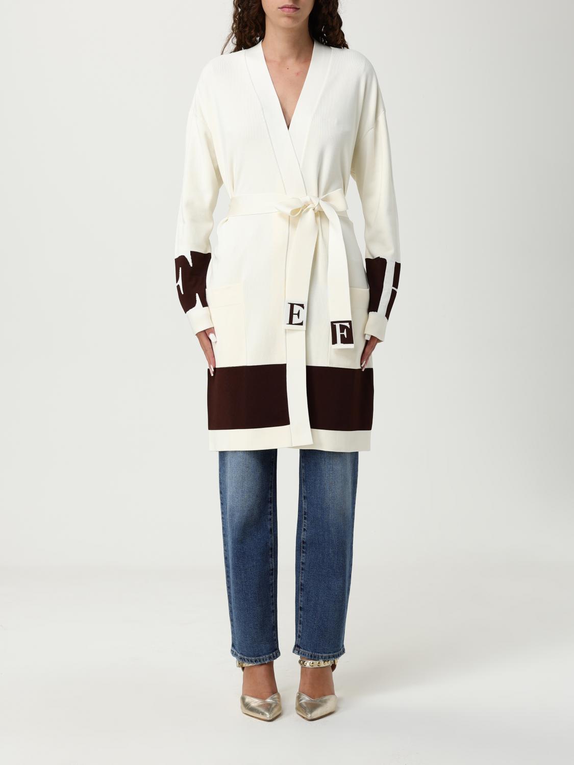 Elisabetta Franchi Cardigan  Woman Color White In White