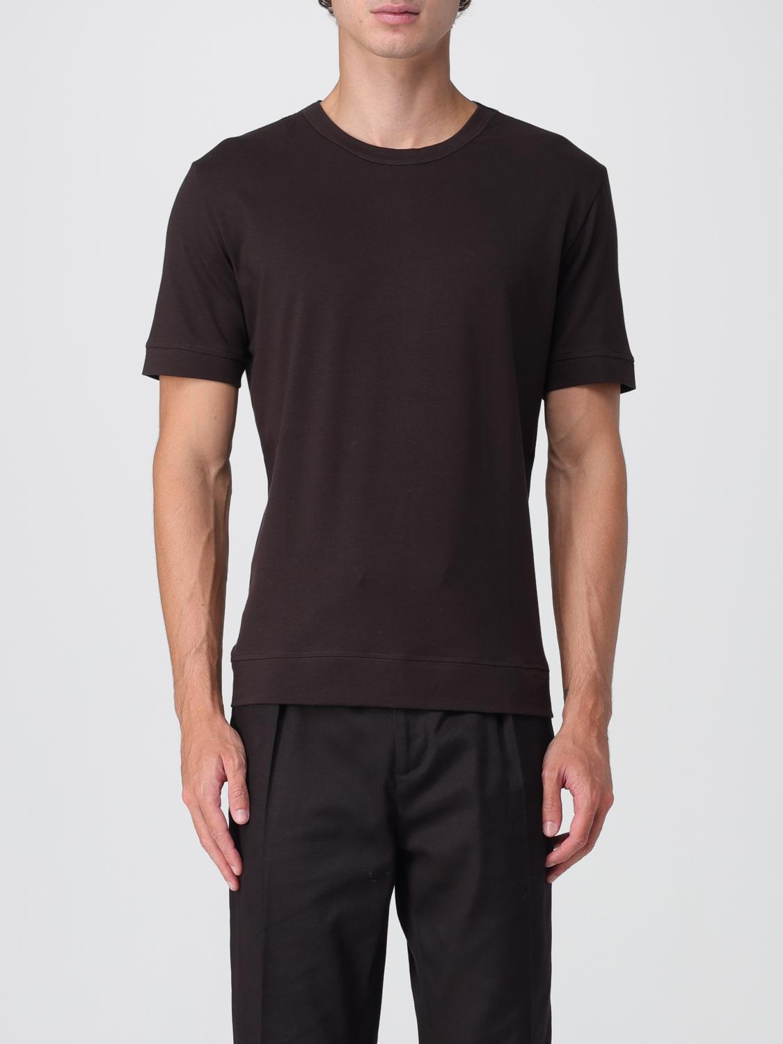 Paolo Pecora T-shirt Men Color Brown In Brown