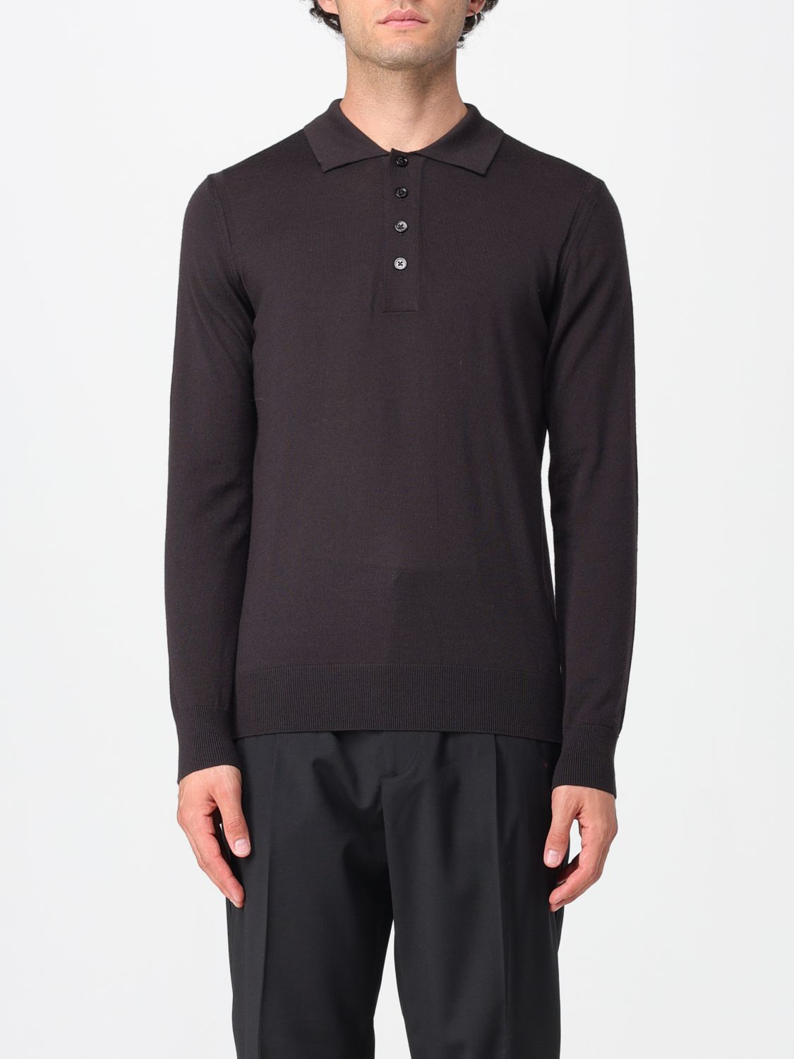 Paolo Pecora Polo Shirt Men Color Brown In Brown
