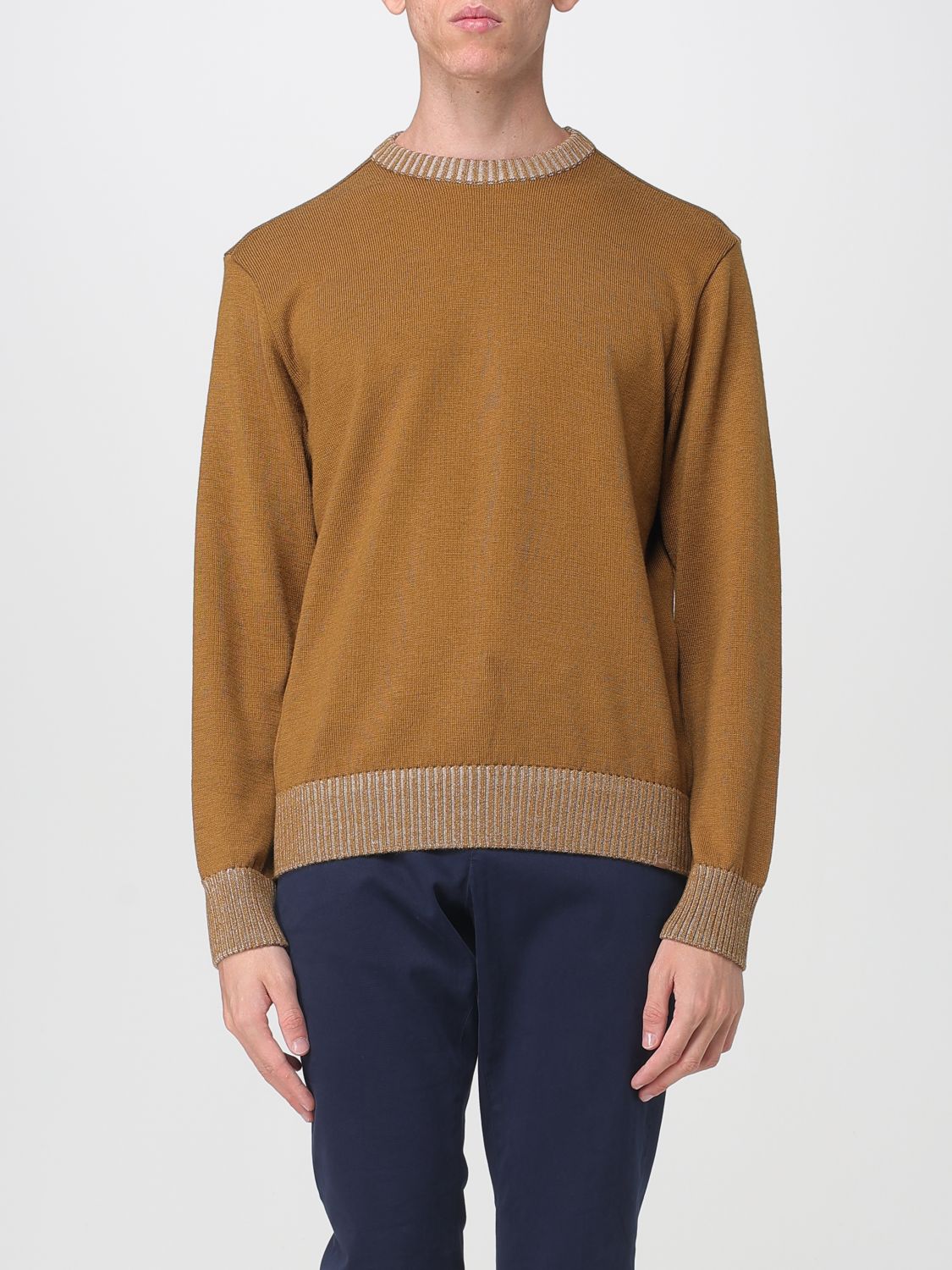 Paul & Shark Sweater Men Color Yellow In Brown