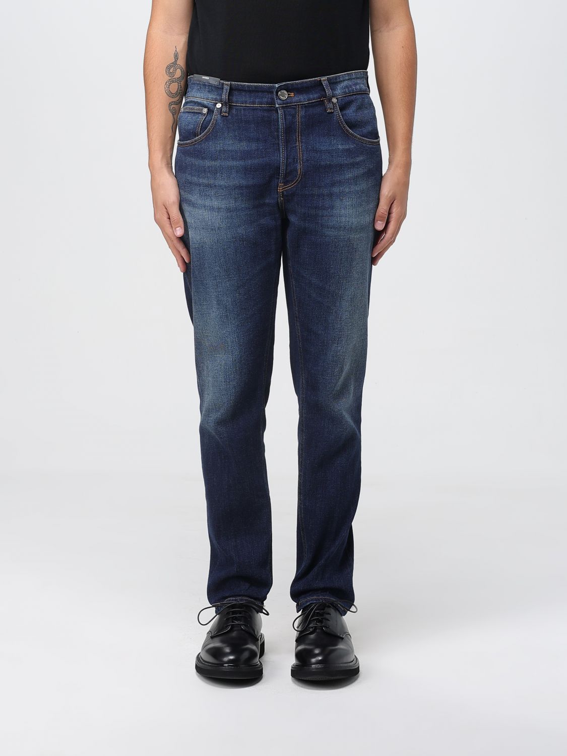 Pt Torino Jeans Men Color Denim In Blue
