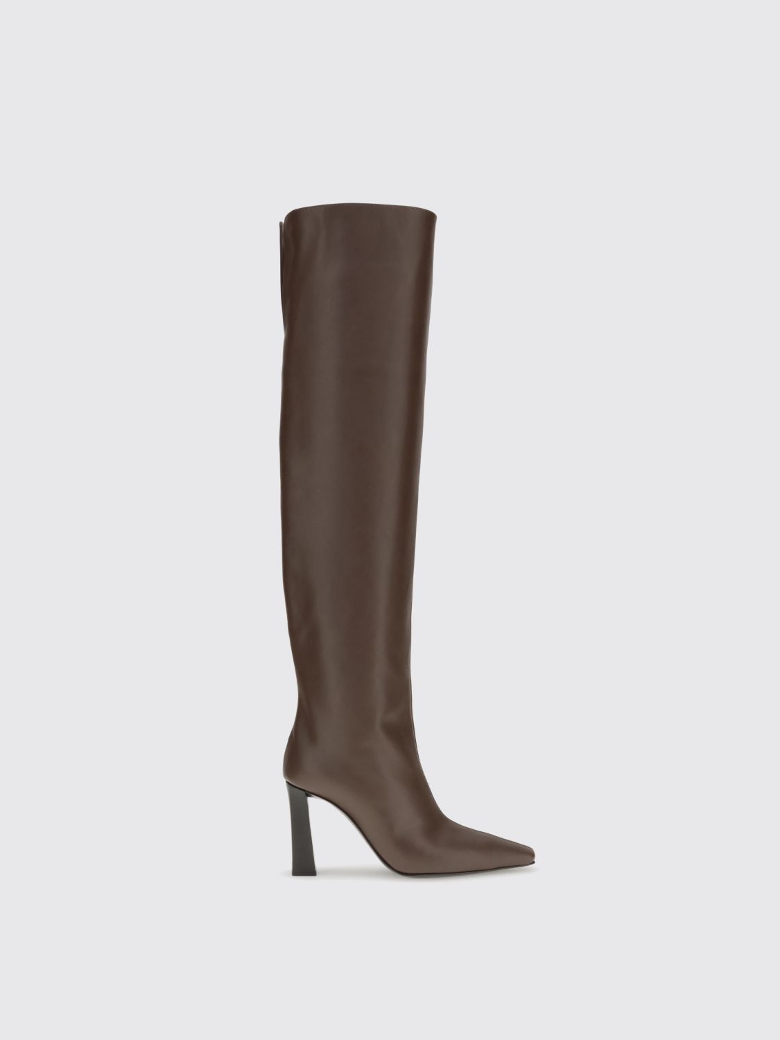 Giuseppe Zanotti Brenda 90 High Heels Boots In Brown Leather In Brown