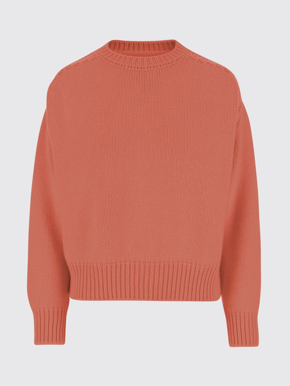 Sa Su Phi Women Orange Wool Jade Sweater, S Luxury Sweaters & Knitwear For Women Darveys In Red