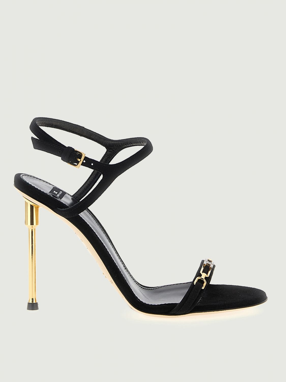 Elisabetta Franchi 110mm Crystal-embellished Sandals In Multi