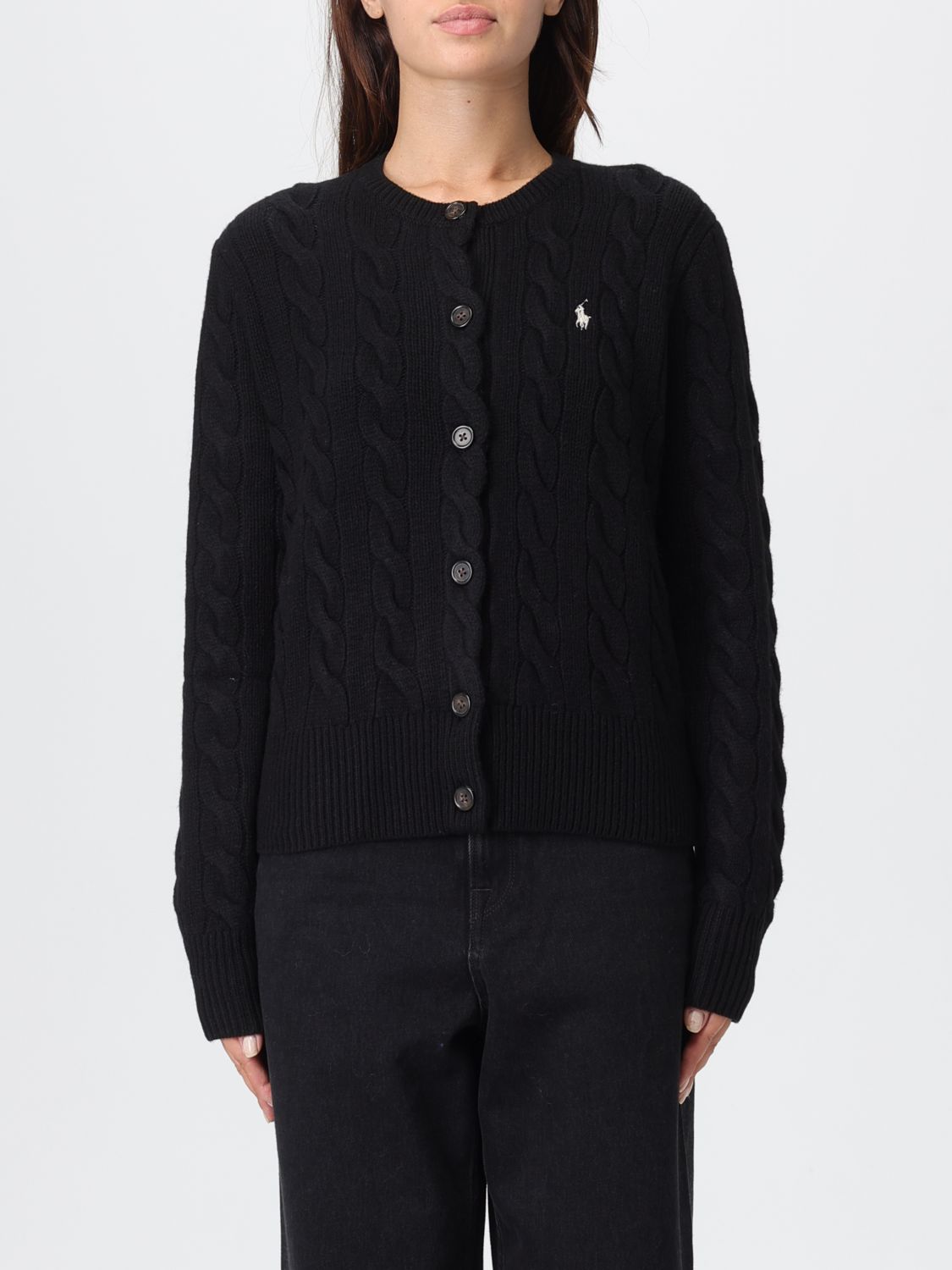 Polo Ralph Lauren Cardigan  Woman Color Black