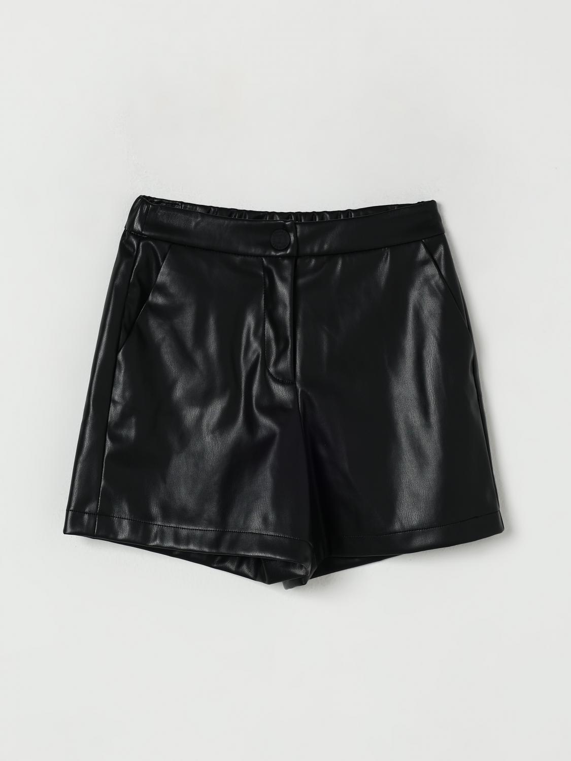 Twinset Short Kids Color Black In Black