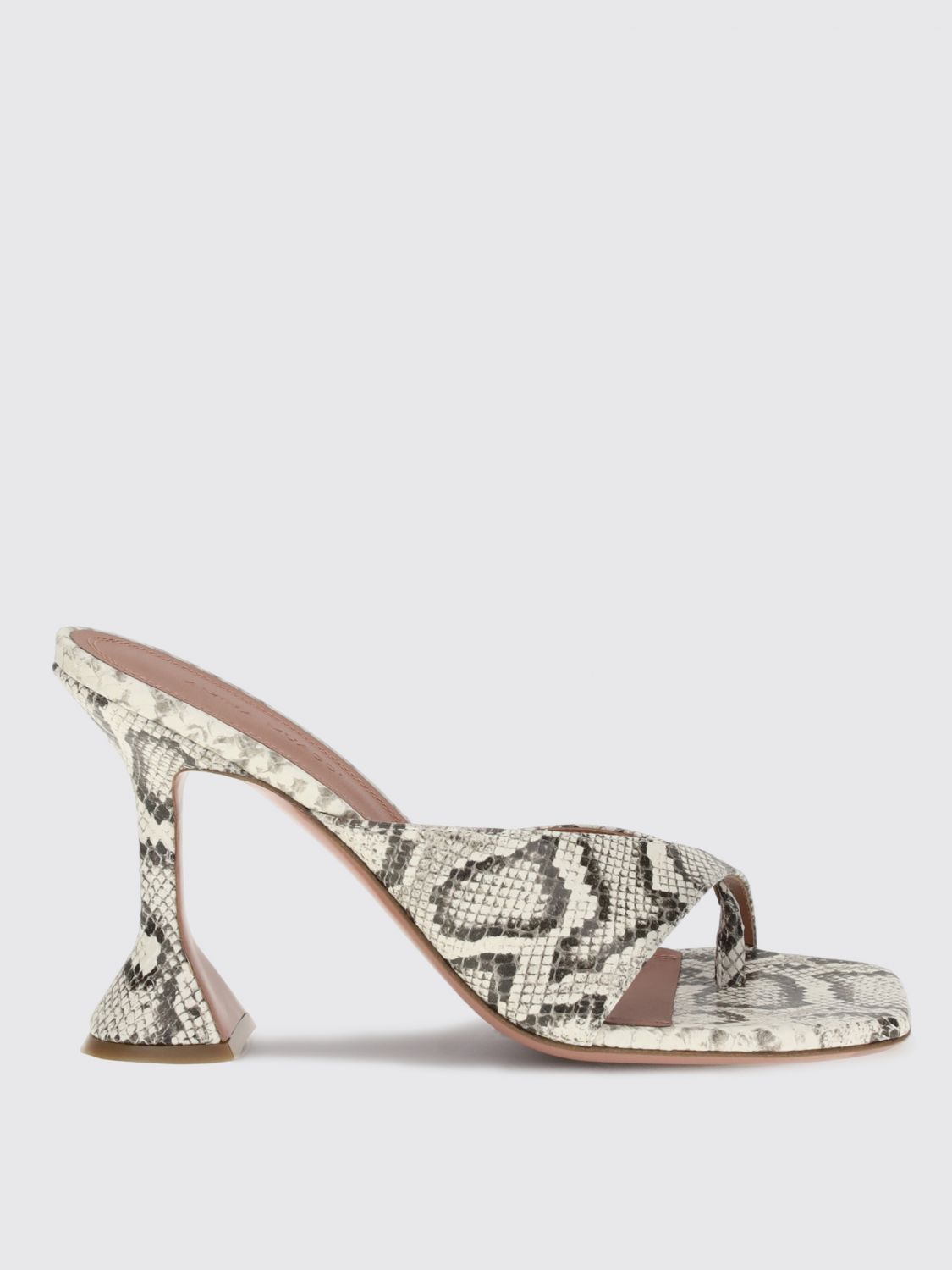 Amina Muaddi Shoes Woman Color Ivory In White