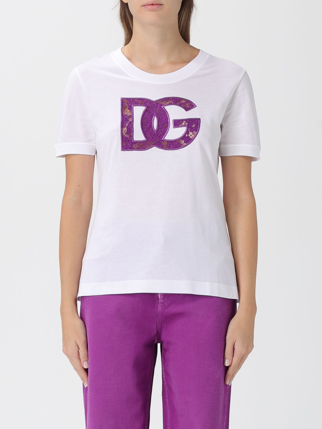 DOLCE & GABBANA T-Shirt Damen Farbe Weiß