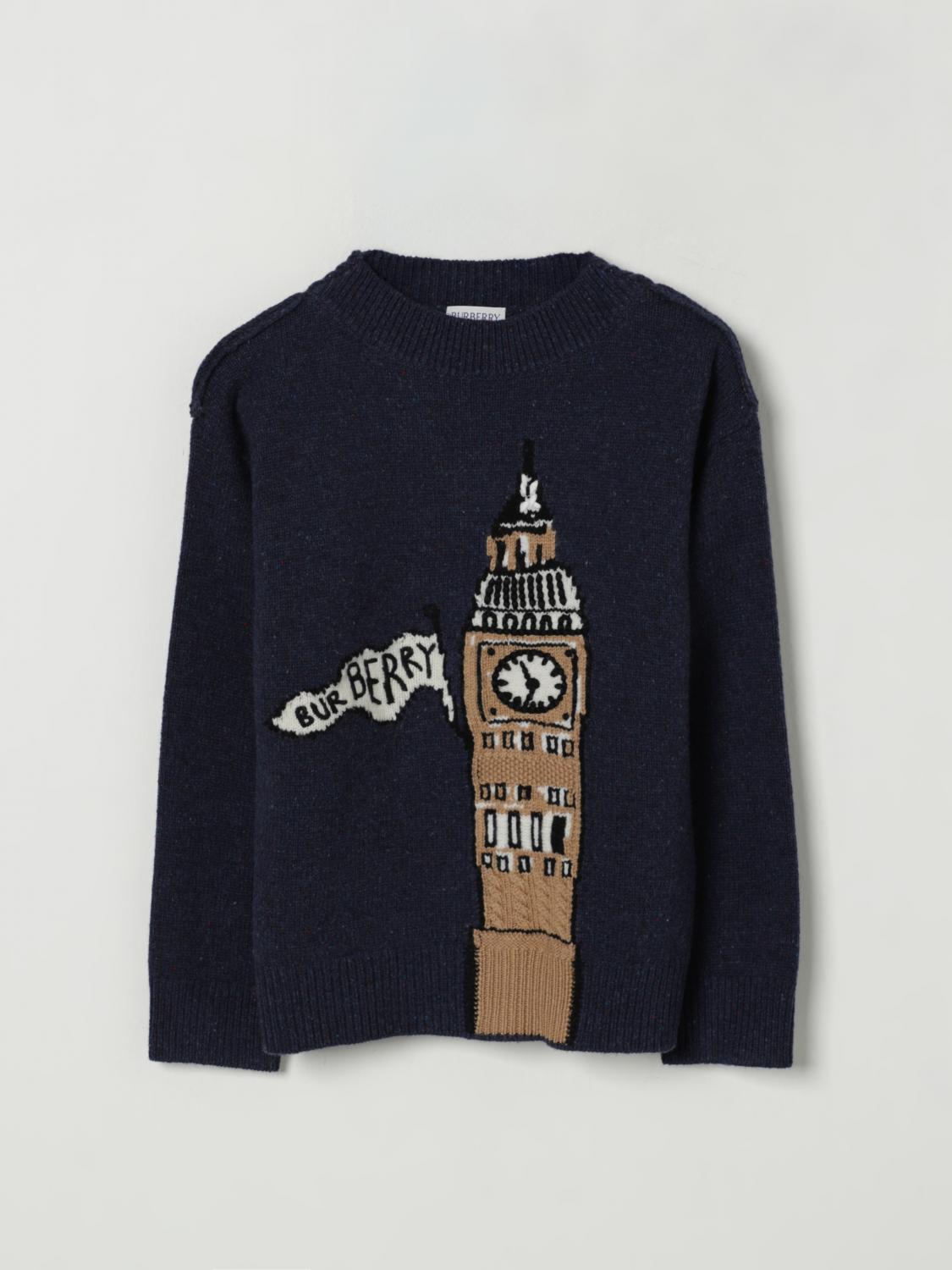 Burberry Sweater  Kids Color Multicolor In Blue