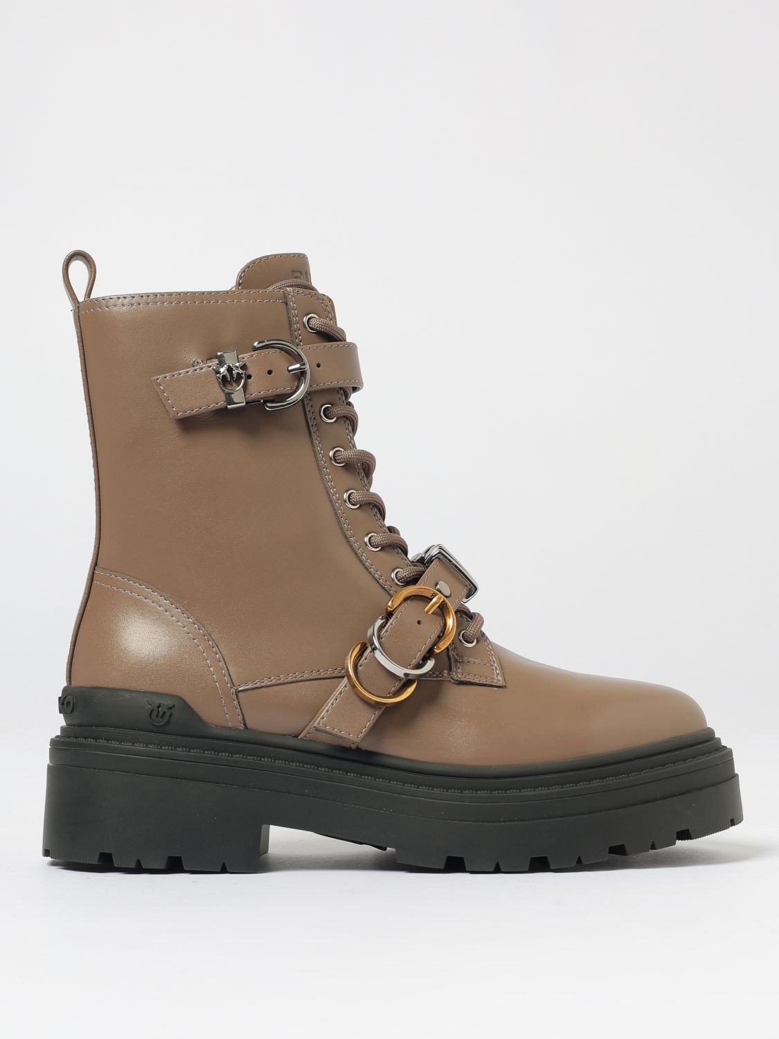 Pinko Boots  Woman Color Beige In Brown