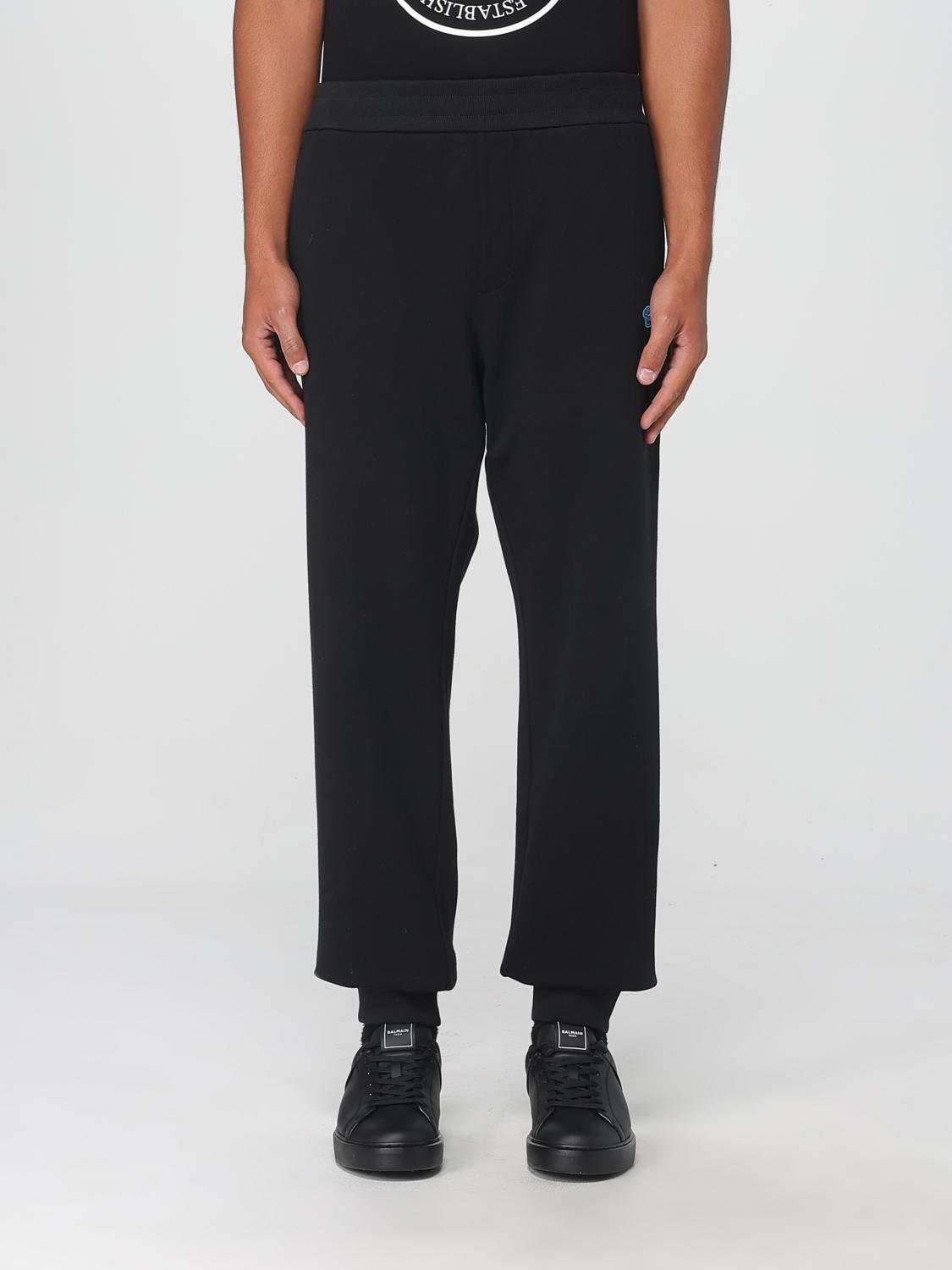 Versace Pants Men Color Black In Black