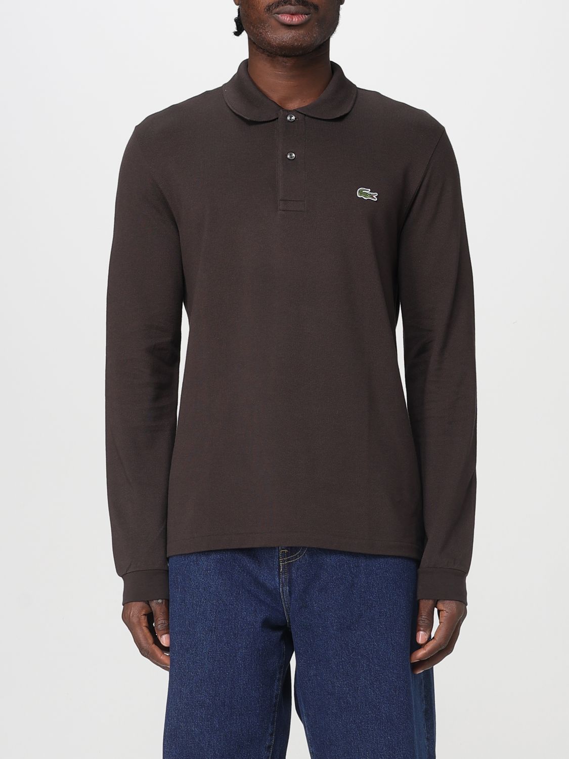 Lacoste Polo Shirt  Men Color Brown In Brown