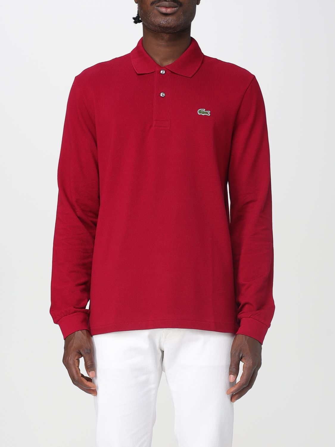 Lacoste Polo Shirt  Men Color Burgundy In Burgundy