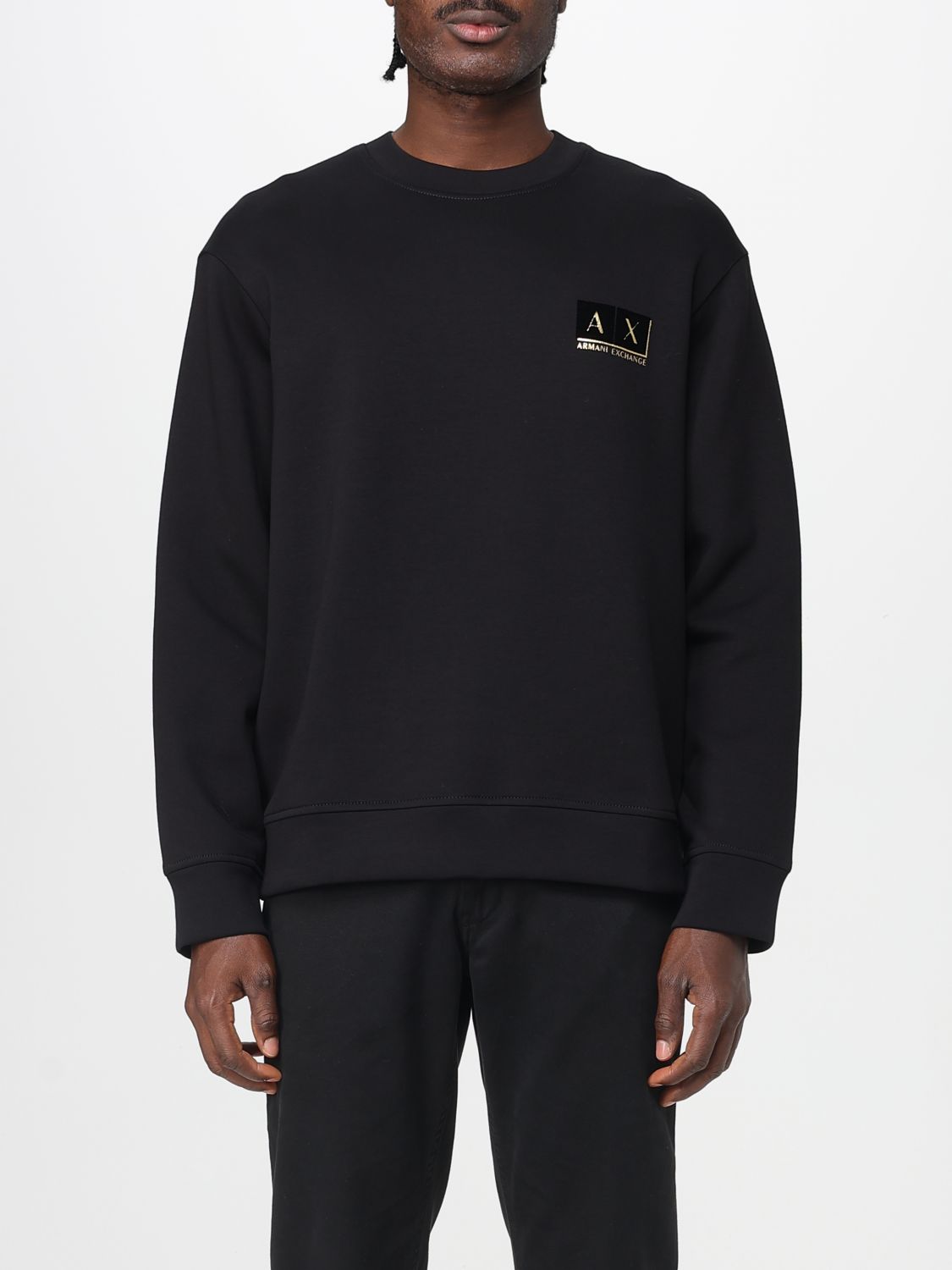 Armani Exchange Sweatshirts Without Hood In Black