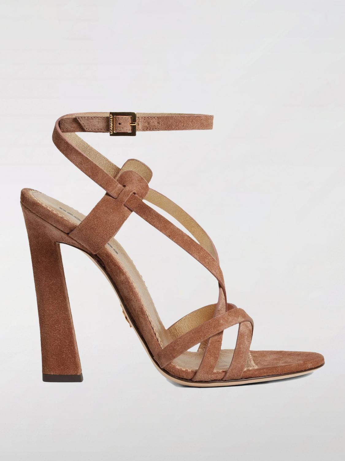 Dsquared2 Heeled Sandals  Woman Color Brown In Brown