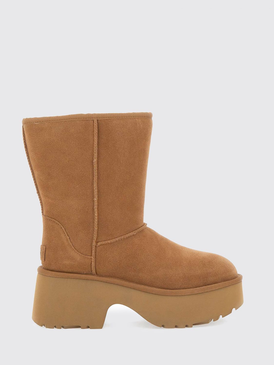Ugg W Classic Shorts New Heights Suede Boots.usa Reference Size In Brown