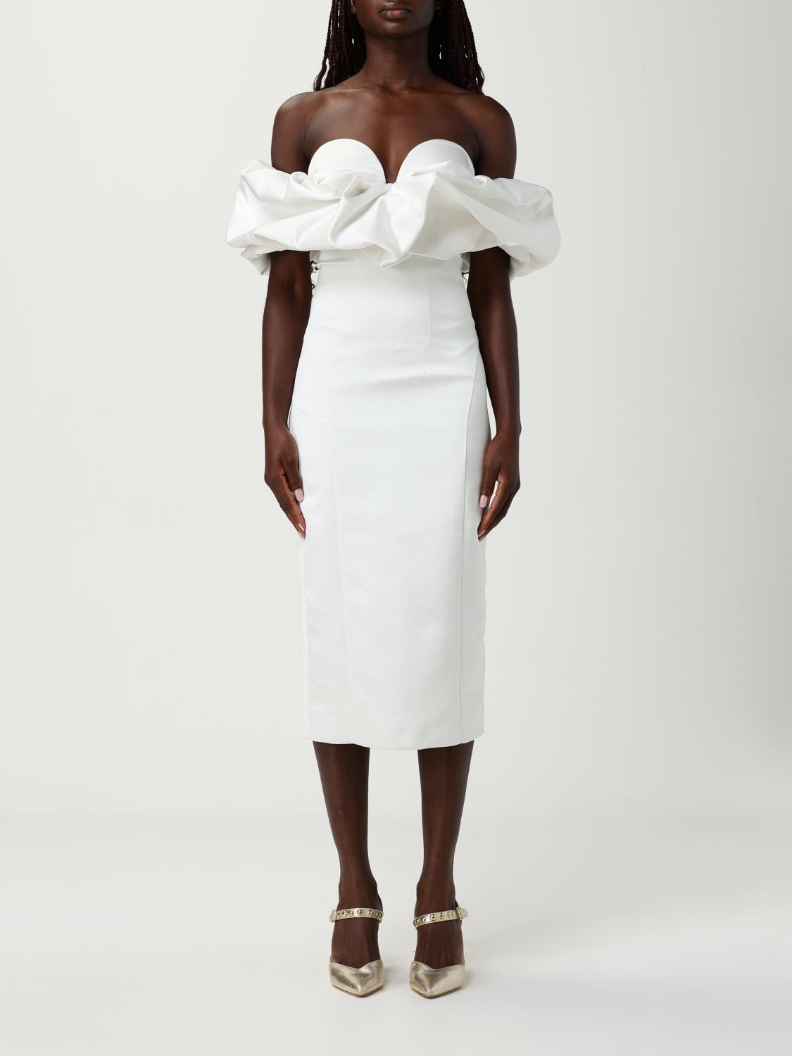 Elisabetta Franchi Dress  Woman Color Ivory In White