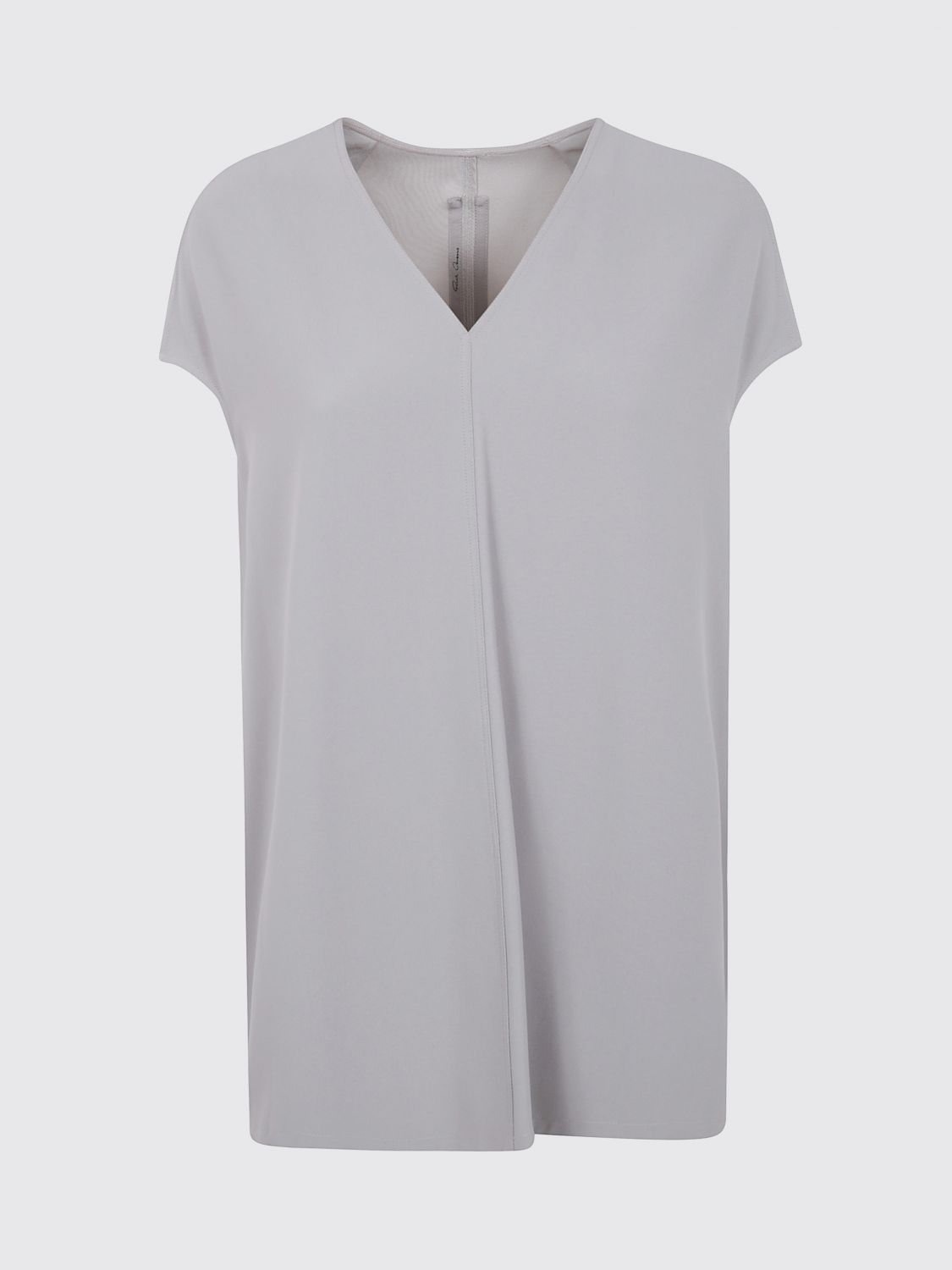 Rick Owens Top Woman Color Pearl In Gray
