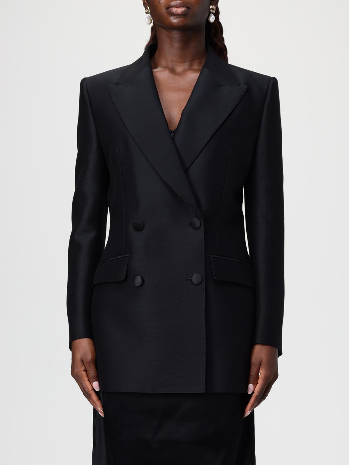 Dolce & Gabbana Jacket Woman Color Black In Black