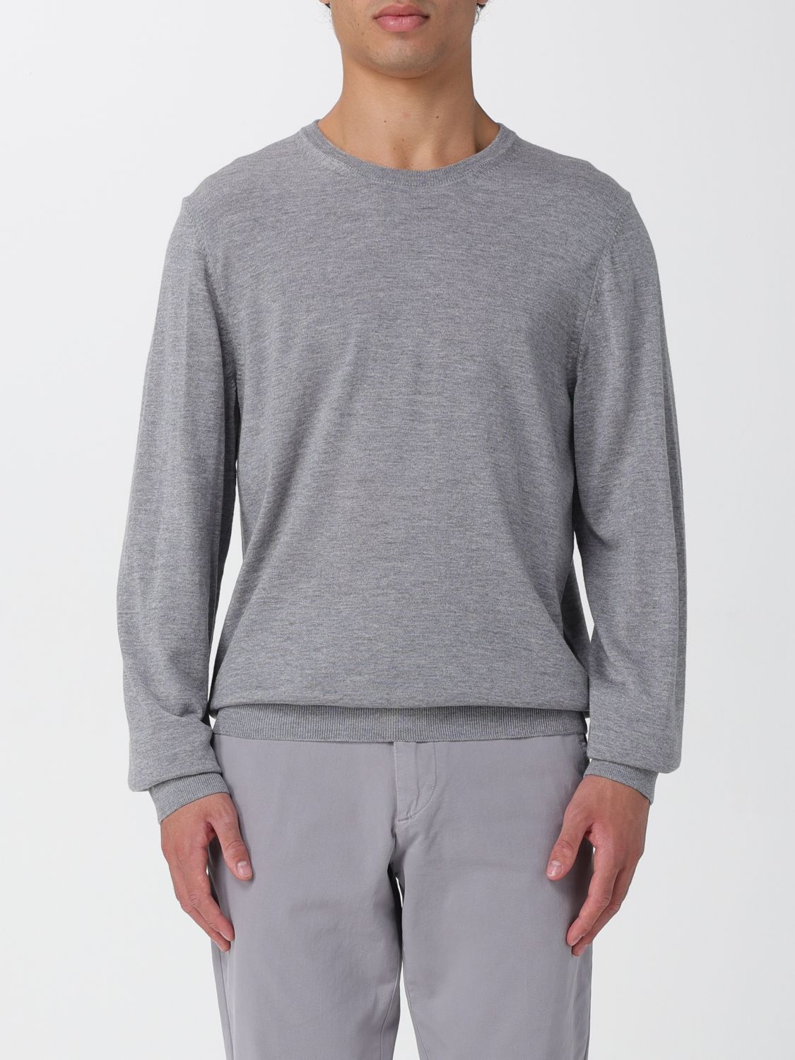 Hugo Boss Sweater Boss Men Color Grey 1 In Gray