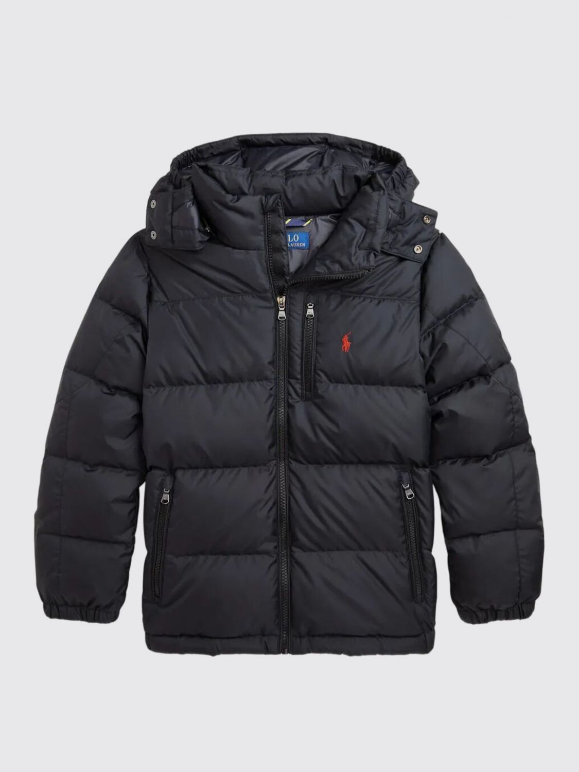 Polo Ralph Lauren Down Puffer Jacket In Black