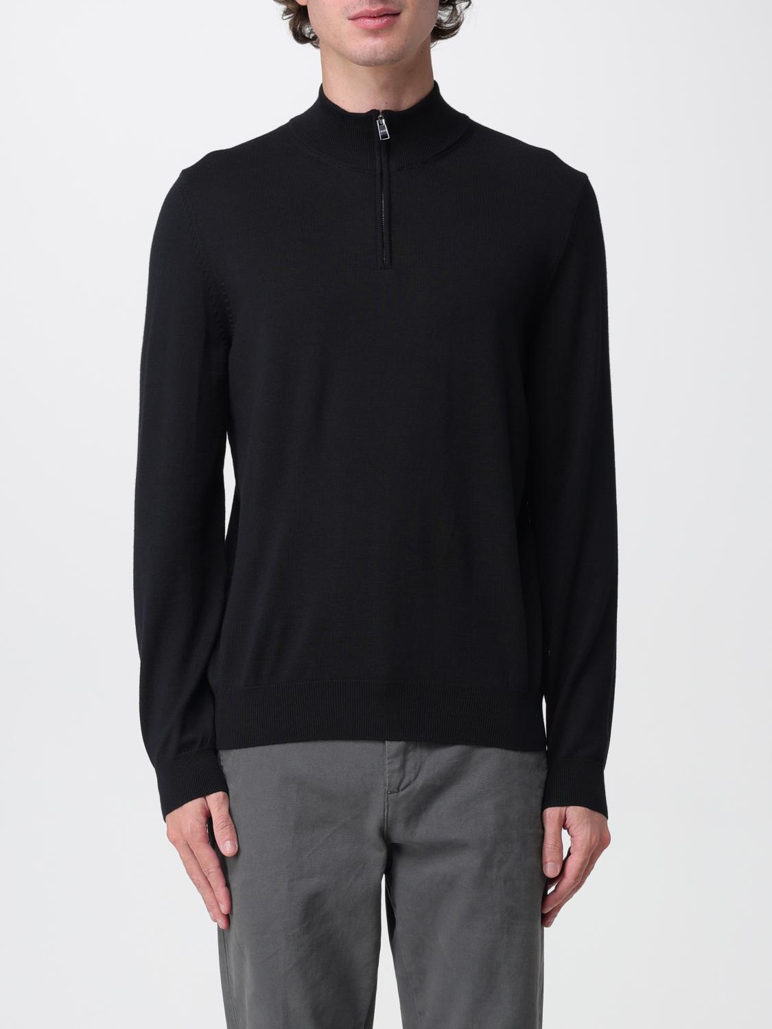 Hugo Boss Sweater Boss Men Color Black In Black