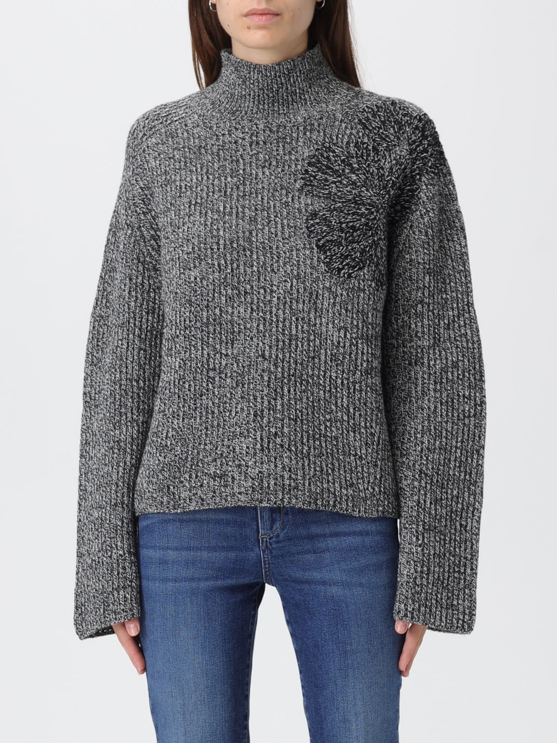 Liu •jo Sweatshirt Liu Jo Woman Color Black In Multi