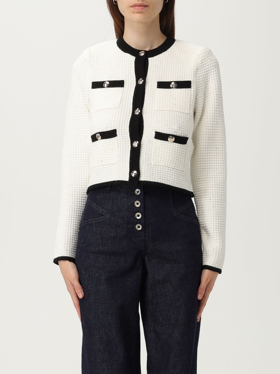 Liu •jo Blazer Liu Jo Woman Color Milk In White