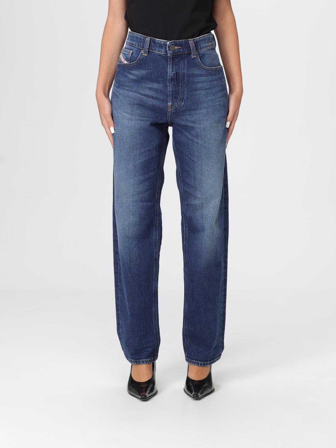 Diesel Jeans Woman Color Blue In Blue