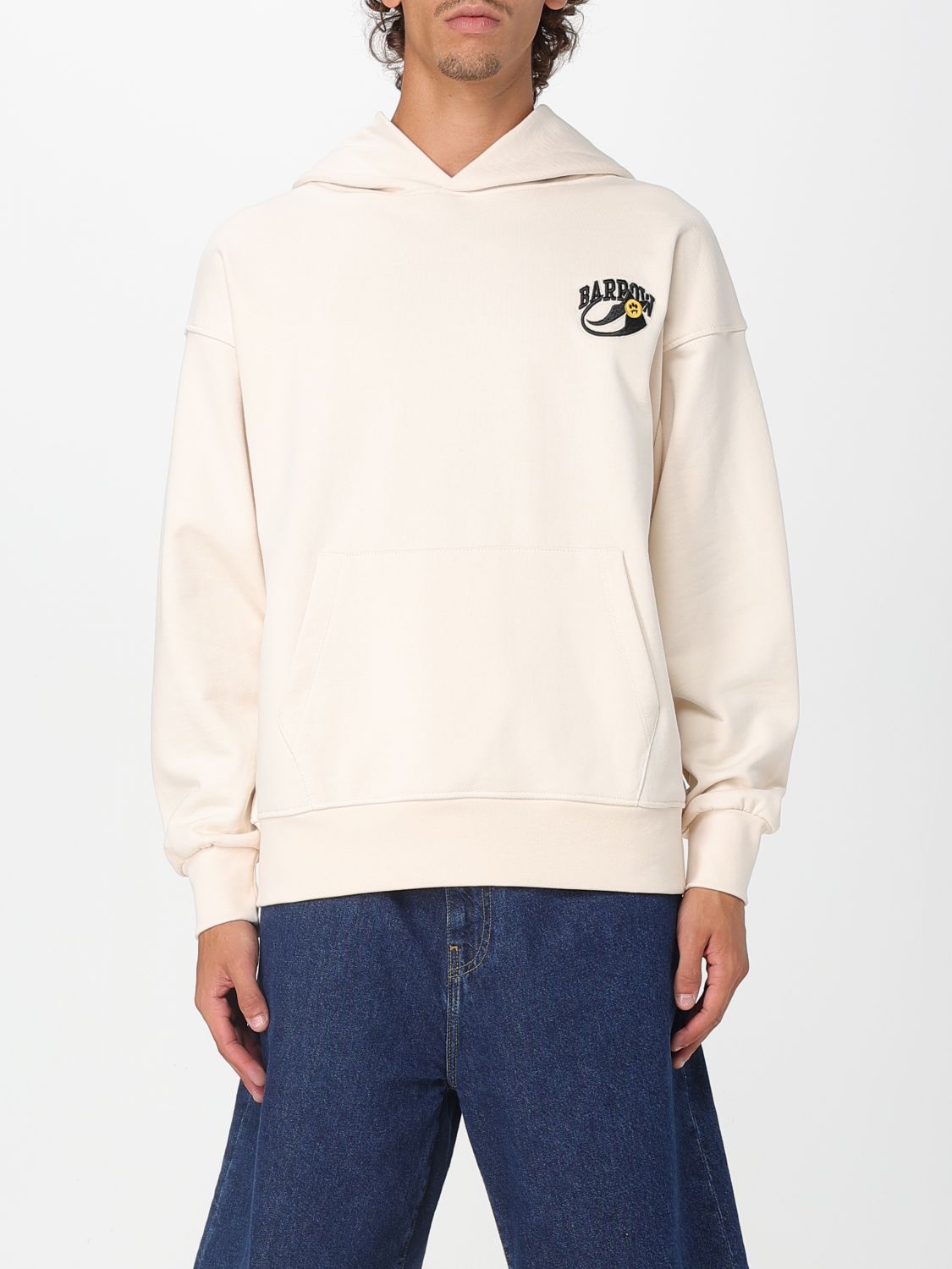 Barrow Sweatshirt  Men Color Beige In Burgundy