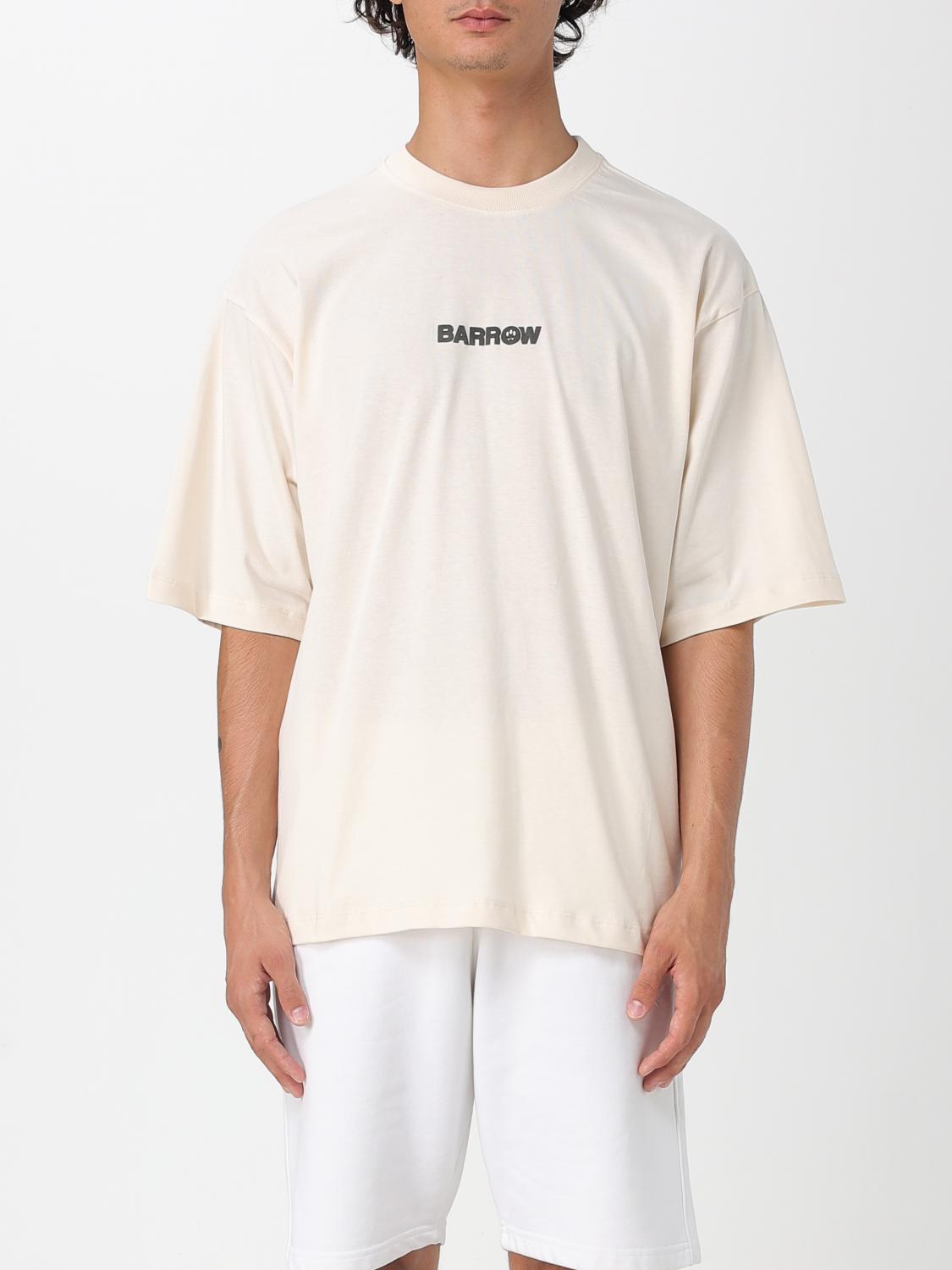 Barrow Cotton T-shirt In Neutral