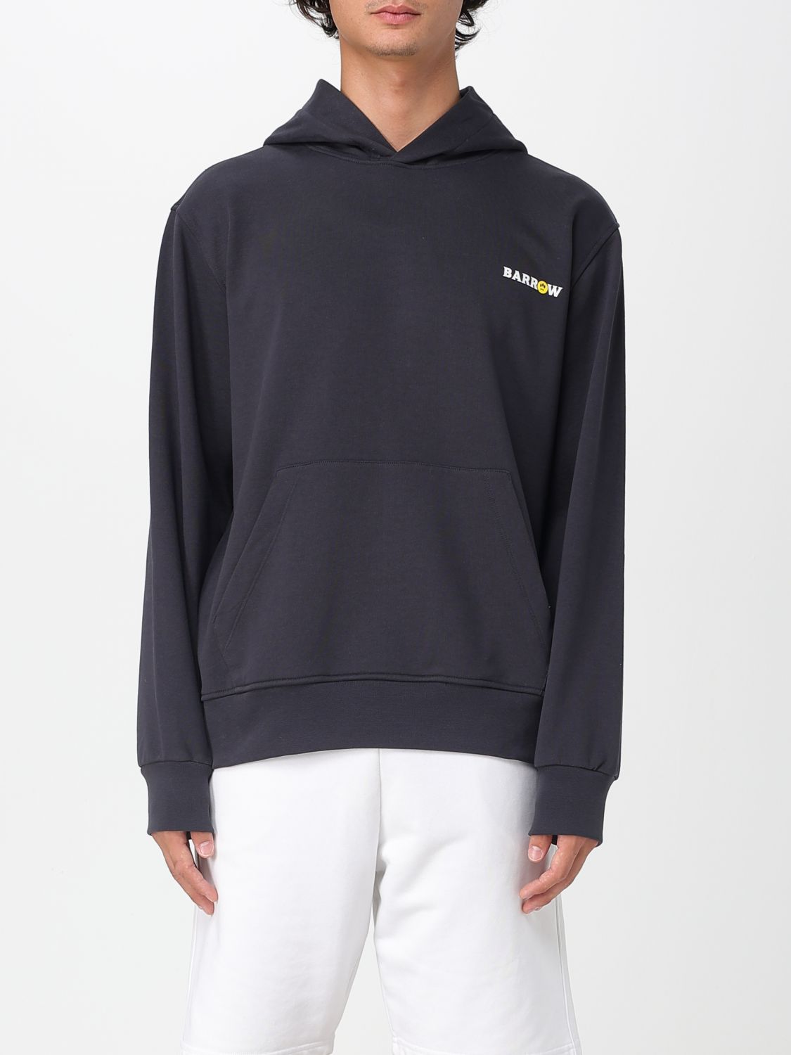 Barrow Sweatshirt Men Color Grey In Gold