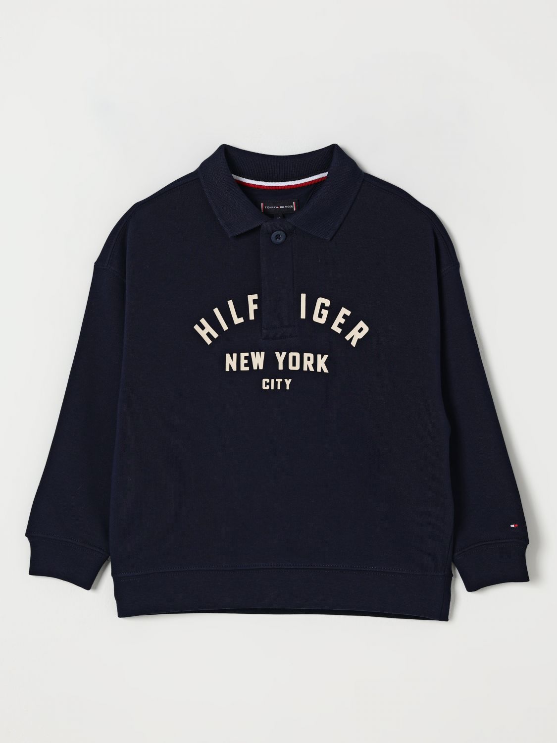 Tommy Hilfiger Polo Shirt Kids Color Navy In Blue