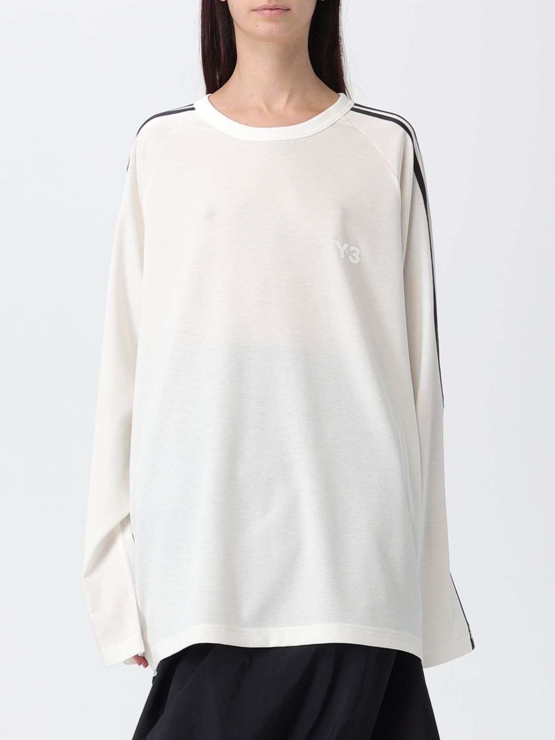 Y-3 T-shirt  Woman Color White In White
