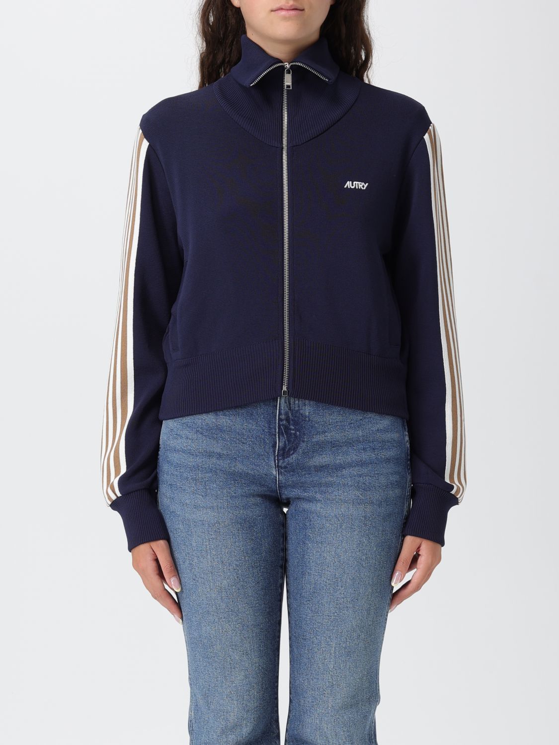 Autry Sweatshirt Woman Color Blue In Blue