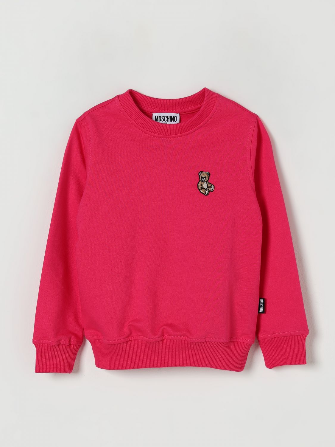 Moschino Sweater Kids Color Fuchsia In Pink
