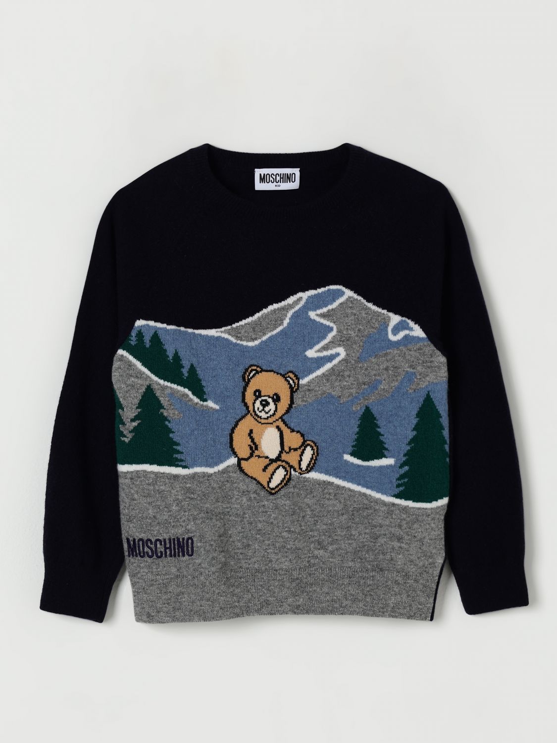 MOSCHINO Pullover Kinder Farbe Blau