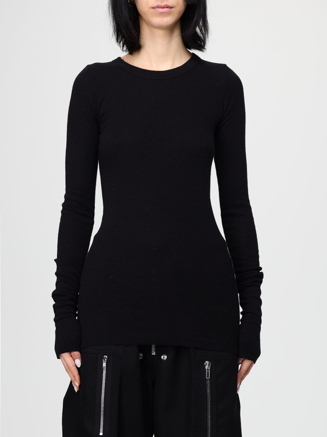 Rick Owens T-shirt  Woman Color Black In Black