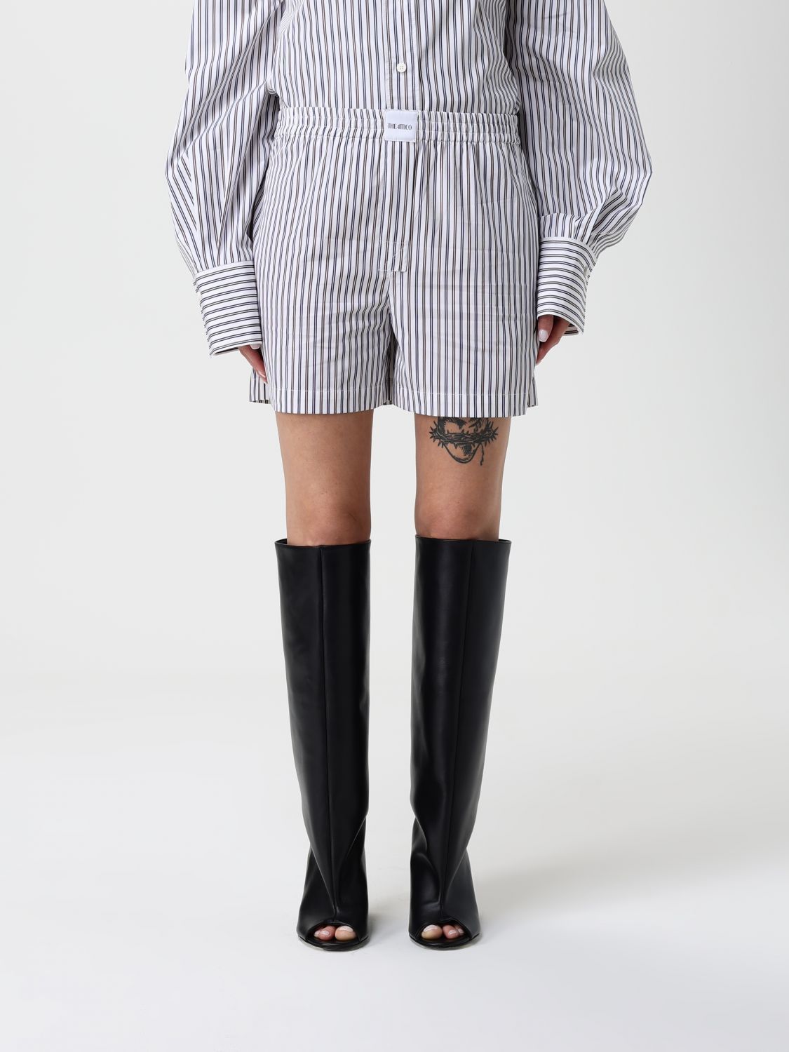 Attico Shorts The  Woman Color Multicolor In Gray