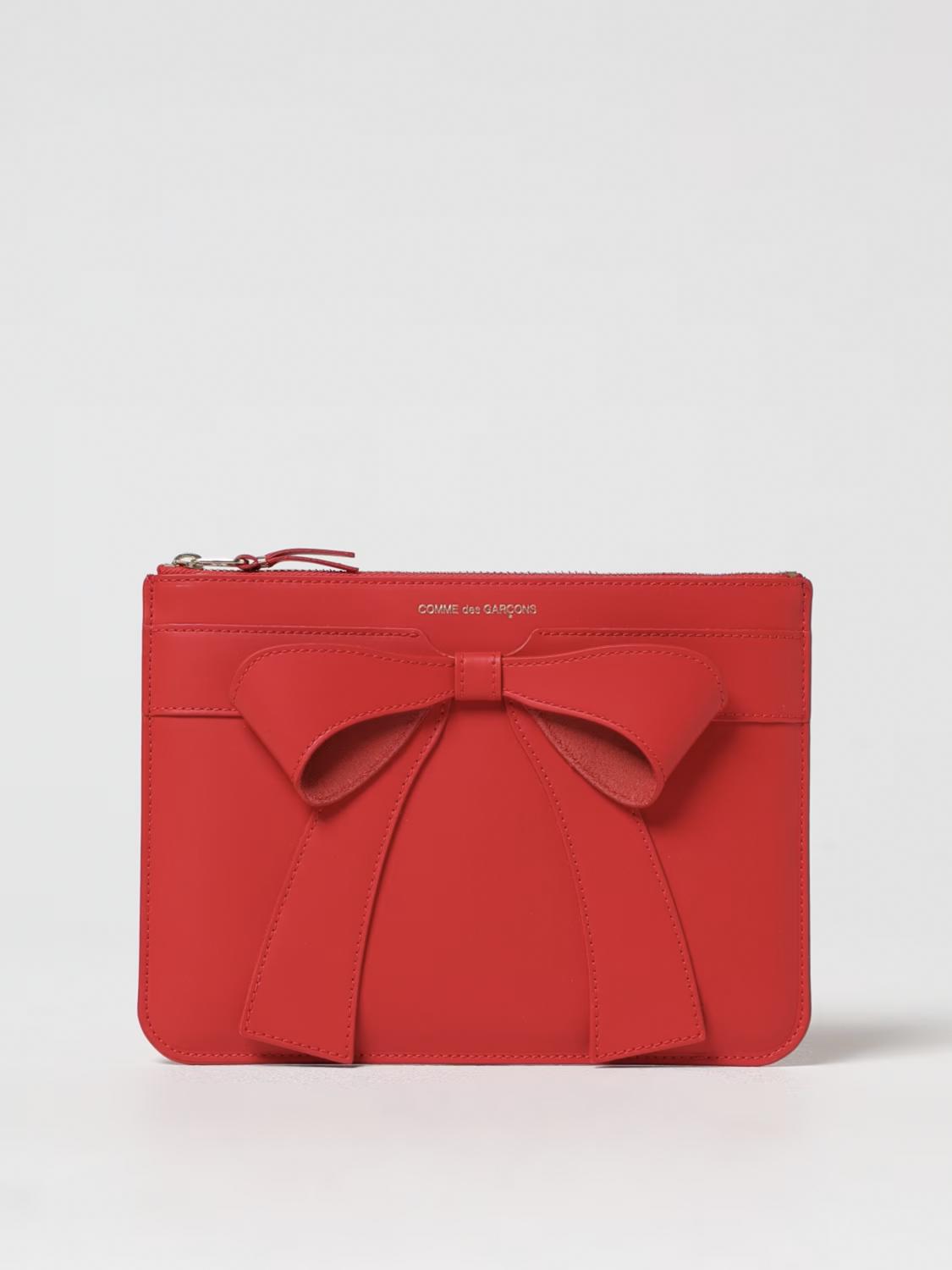 Comme Des Garçons Wallet Comme Des Garcons Men Color Red In Red