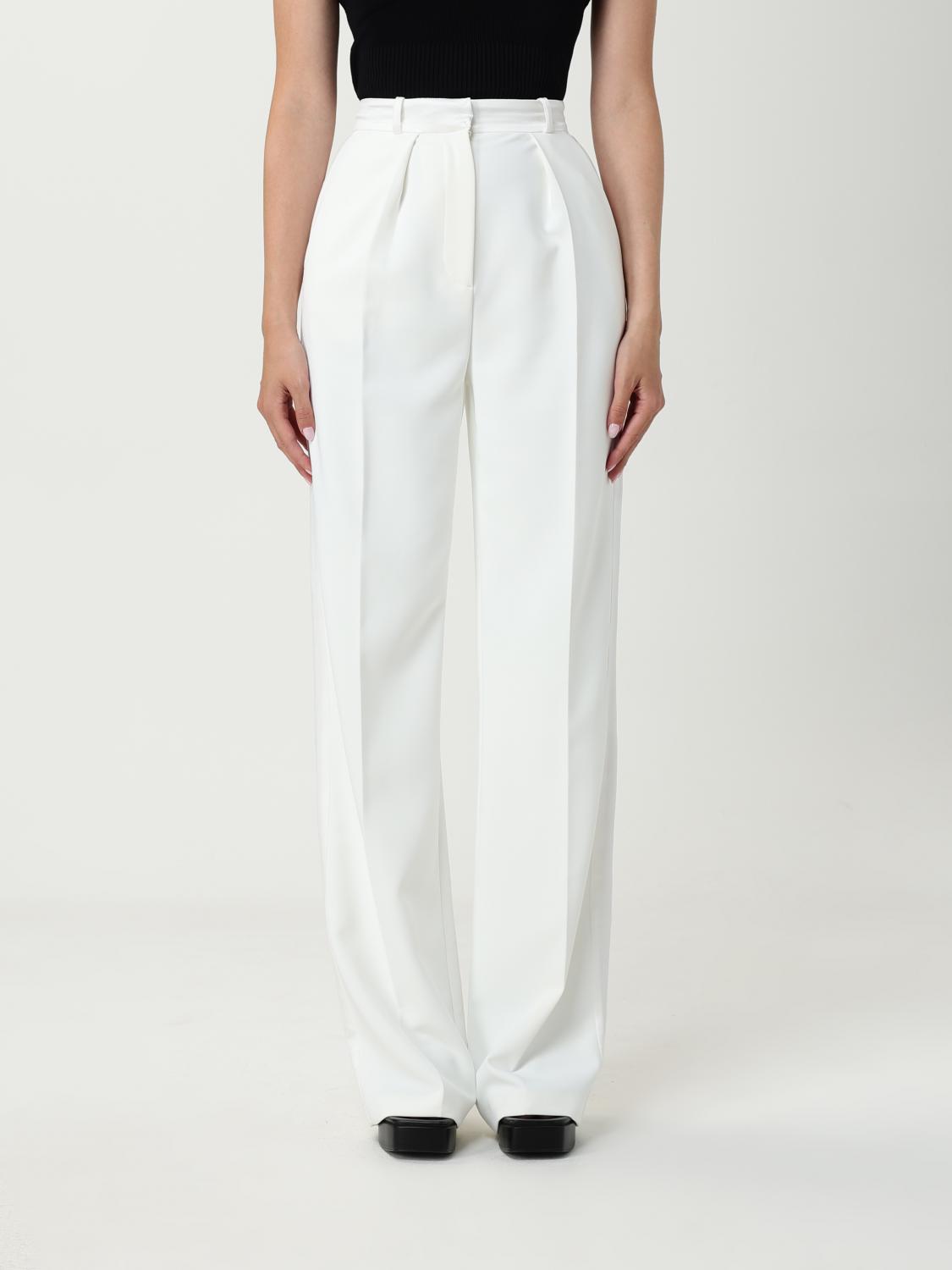 Elisabetta Franchi Pants Woman Color White In White