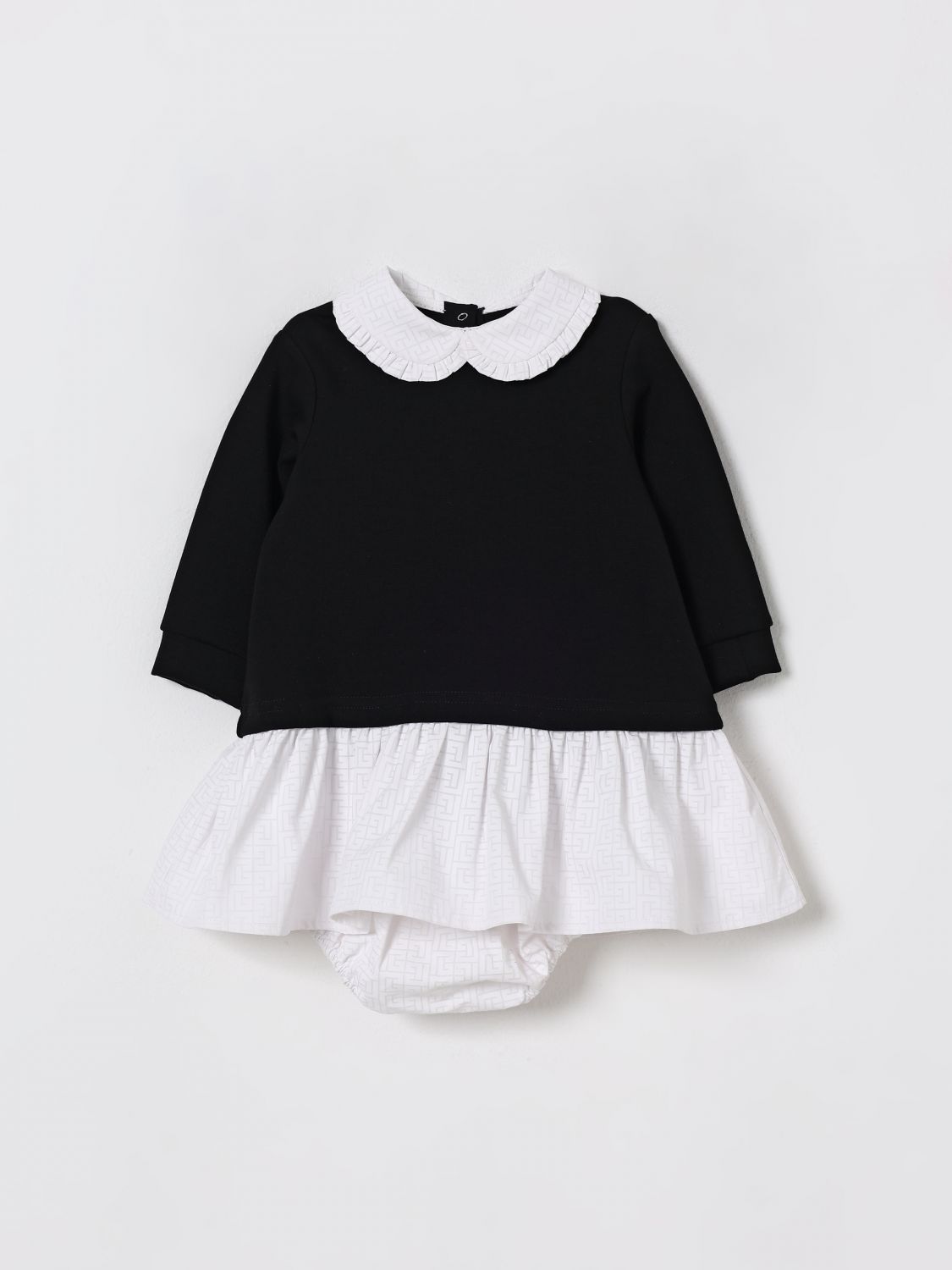 Balmain Romper Kids Color Black In Black