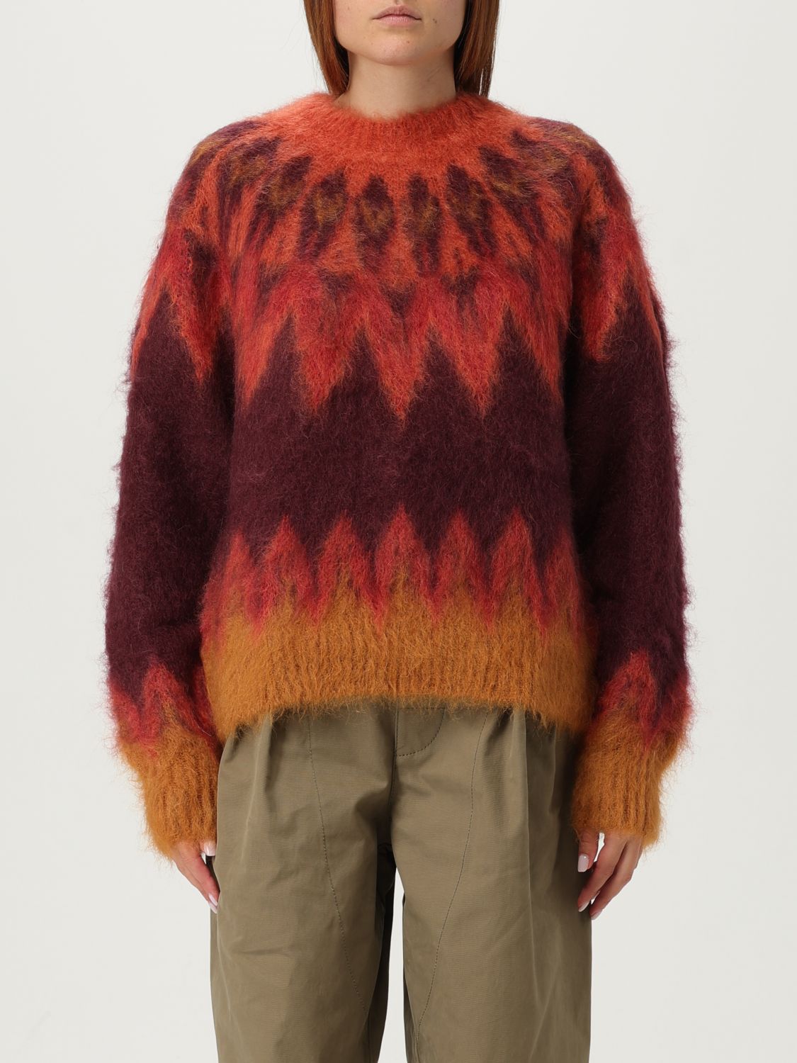 Isabel Marant Étoile Sweater Isabel Marant Etoile Woman Color Burgundy In Multi